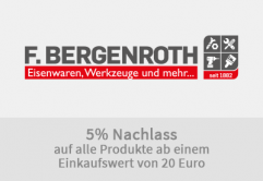 5 % auf alle Produkte ab einem Einkaufswert von 20 Euro