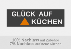 10% auf Zubehör sowie 7% auf neue Küchen