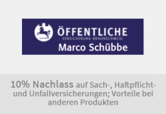 10% bei Abschluss von Sach-, Haftpflicht- und Unfallversicherungen, sowie Vorteile bei anderen Produkten