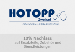 10% auf Ersatzteile, Zubehör und Dienstleistungen