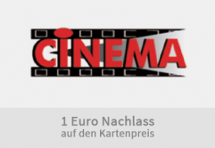 1 EUR Nachlass auf den Kartenpreis