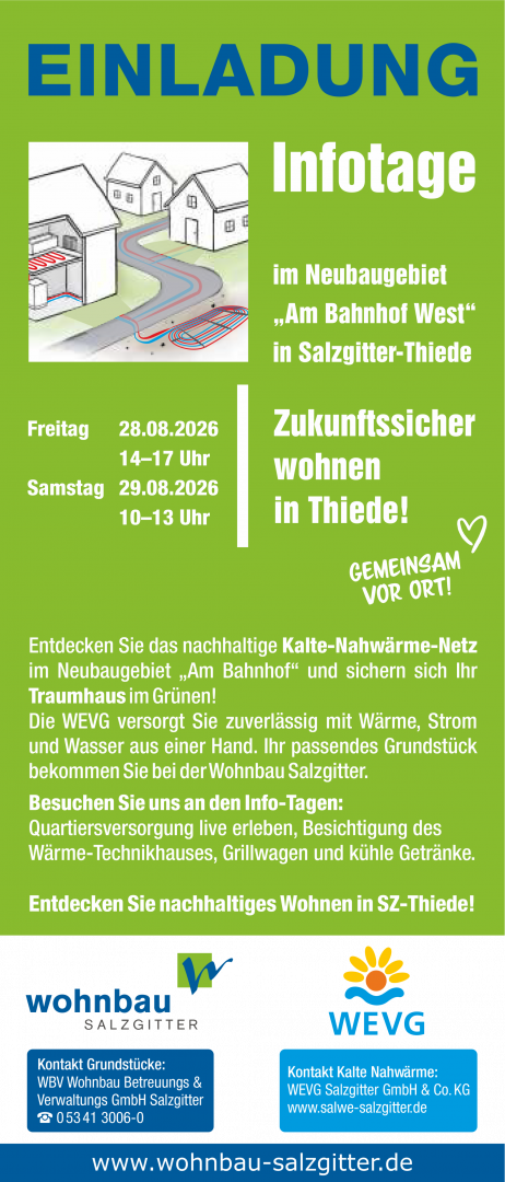 Anzeige Infotage